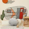 Moi Mili Velvet Schelp Speelmat Dove Grey