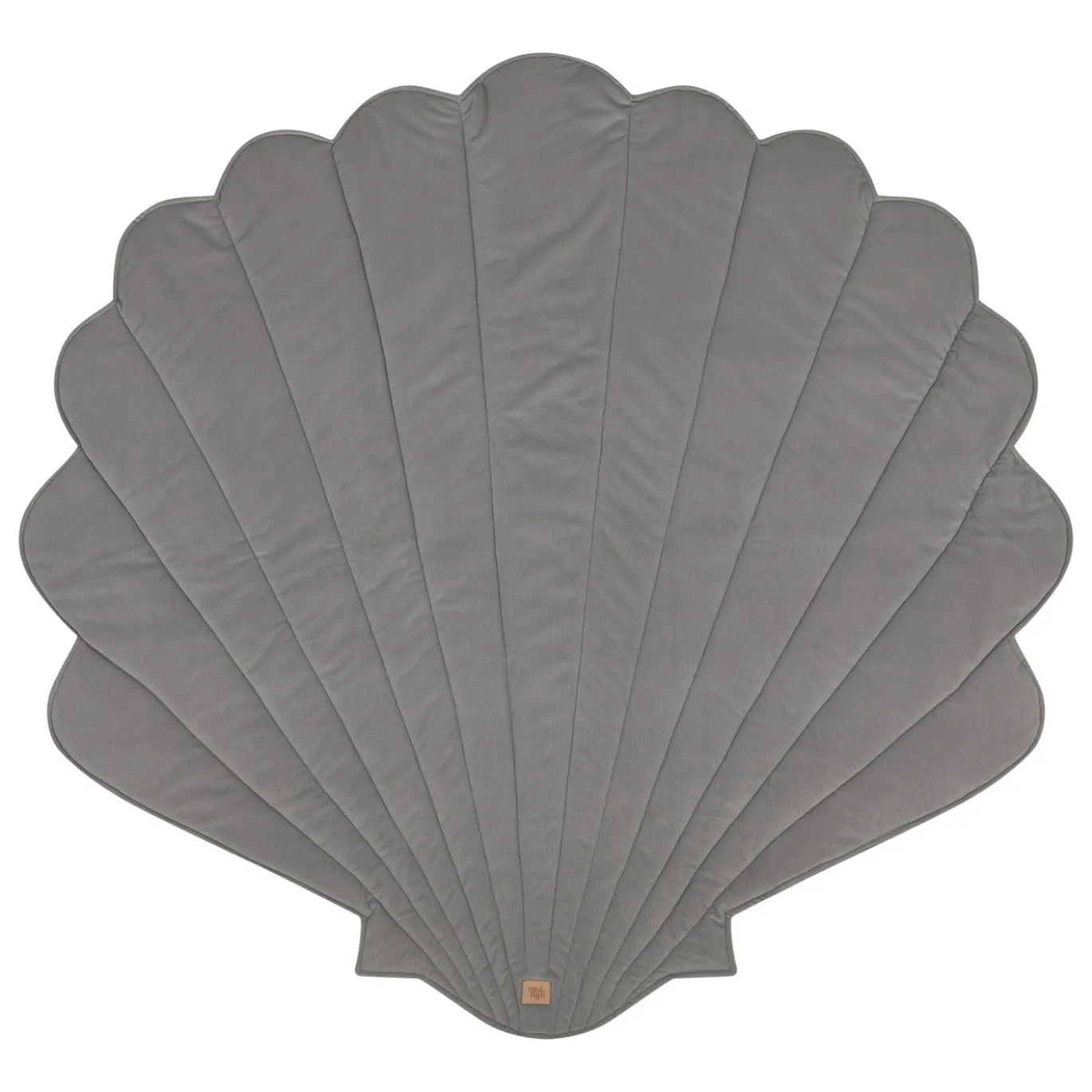 Moi Mili Velvet Schelp Speelmat Dove Grey