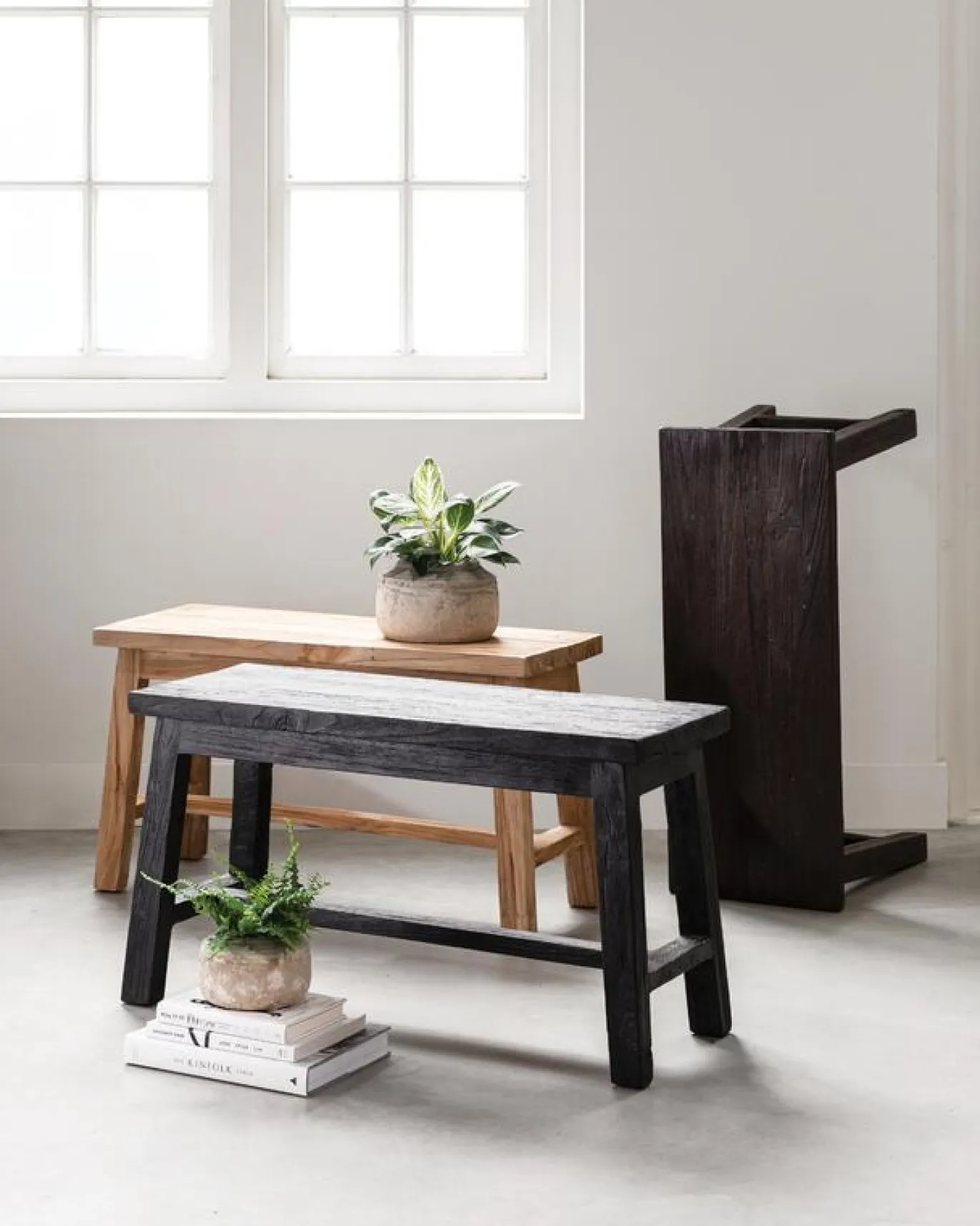 Must Living Bankje Trinity Recycled Teakhout Bruin