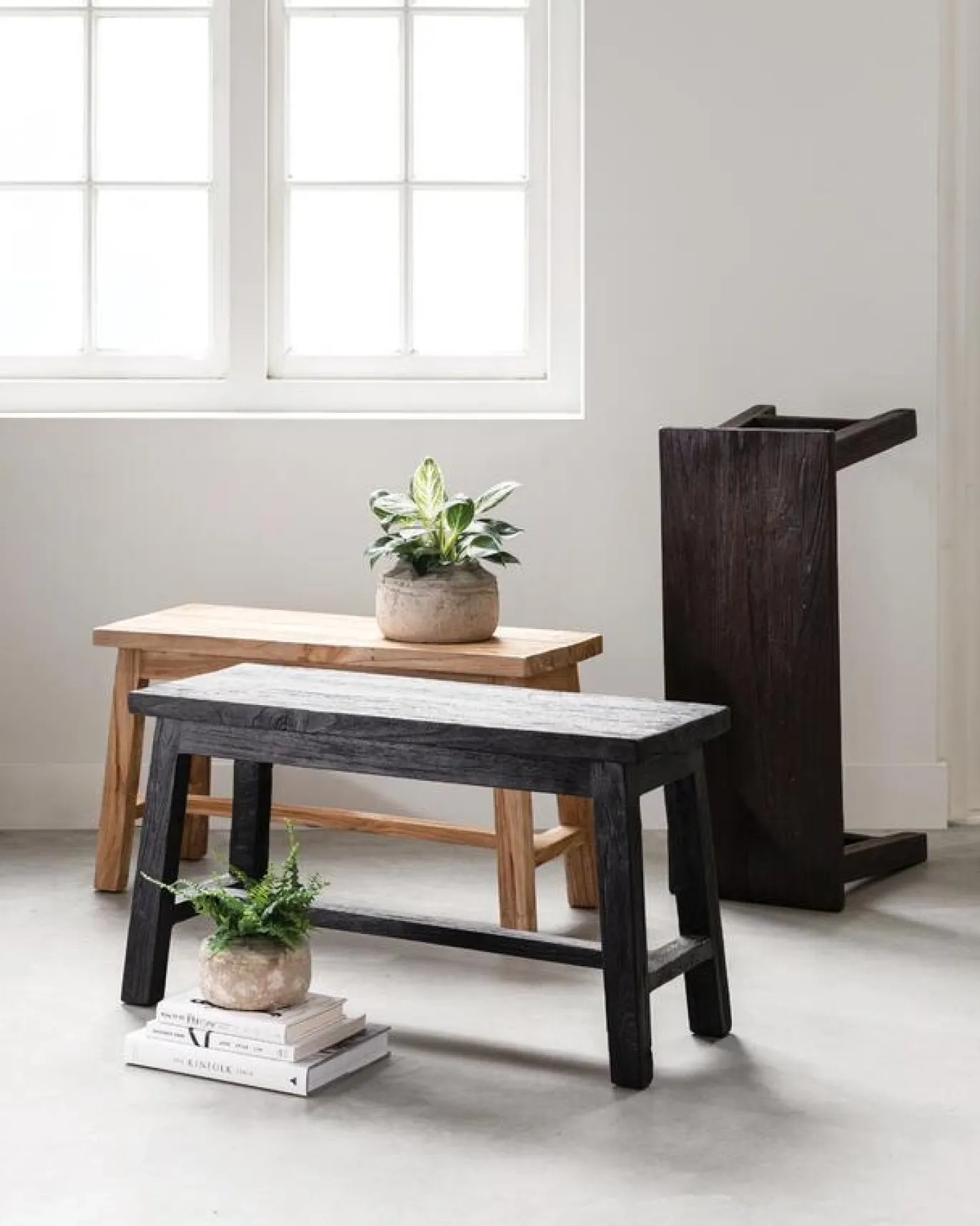 Must Living Bankje Trinity Recycled Teakhout Naturel