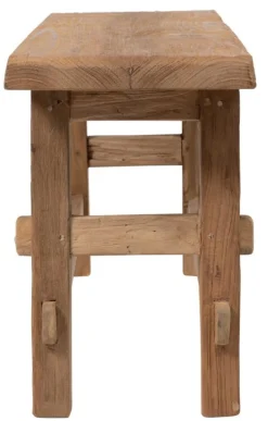 Must Living Bankje Tuscany Rustiek Recycled Teakhout 100cm