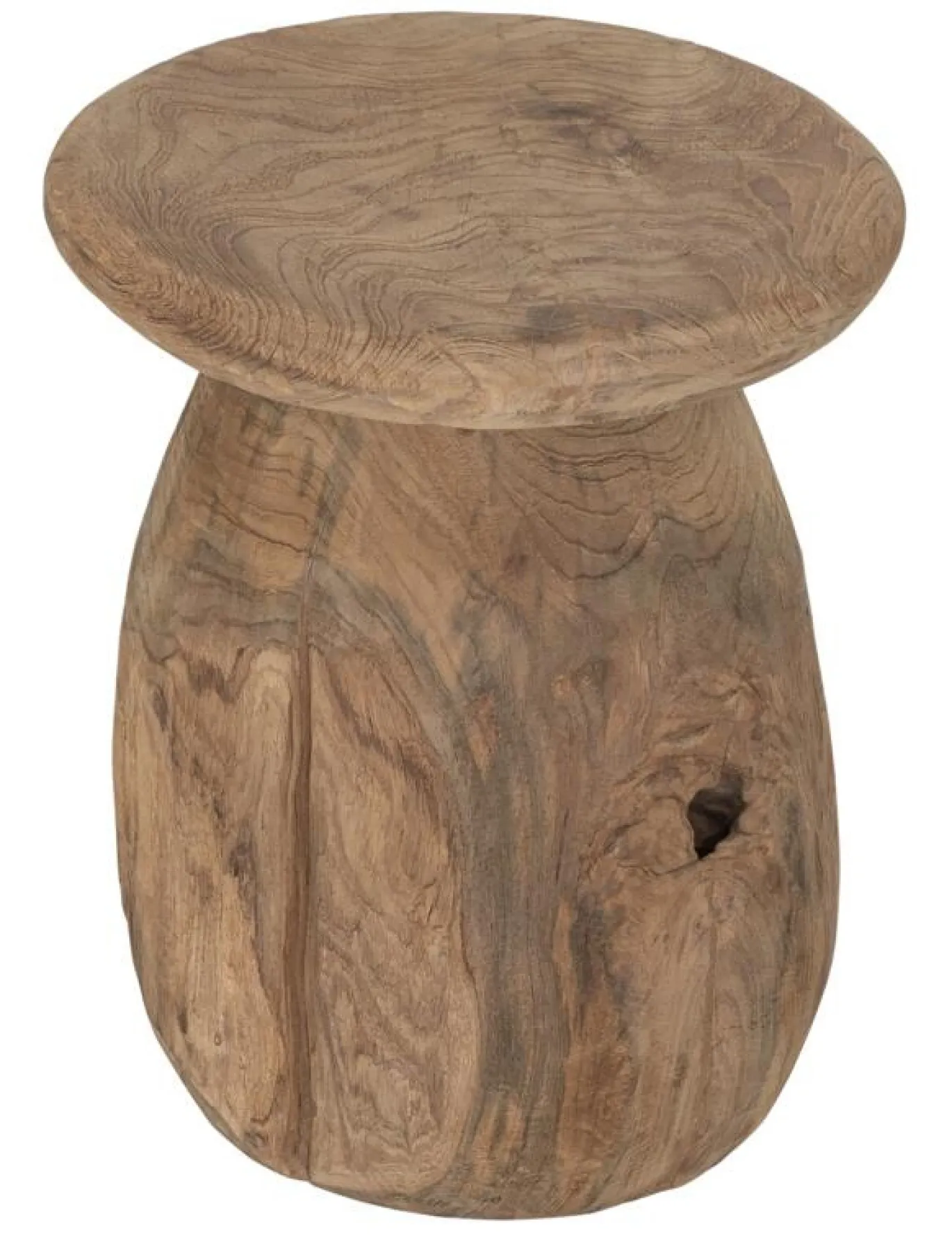 Must Living Bijzettafel Bromo Teakhout Ø35cm