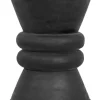 Must Living Bijzettafel Ring Ring Suarhout Zwart Ø35cm