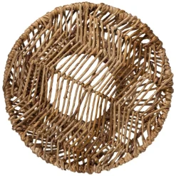 Must Living Bijzettafel Santa Agnes Naturel Abaca Ø36cm