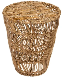 Must Living Bijzettafel Santa Agnes Naturel Abaca Ø36cm