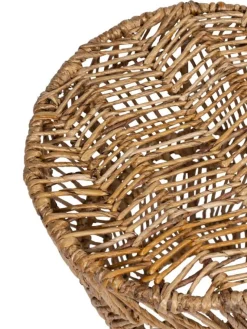 Must Living Bijzettafel Santa Agnes Naturel Abaca Ø36cm