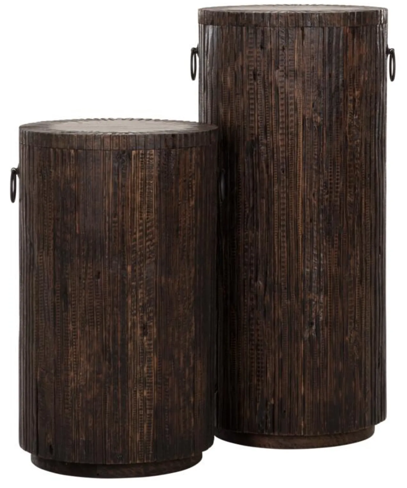 Must Living Bijzettafel Stripe Teakhout Small 60cm