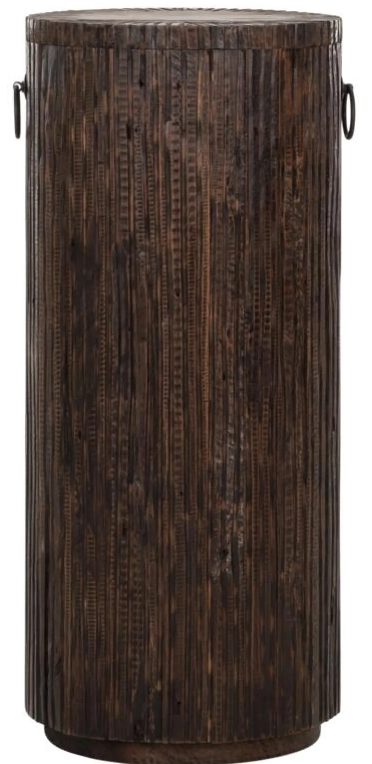 Must Living Bijzettafel Stripe Teakhout Large 80cm