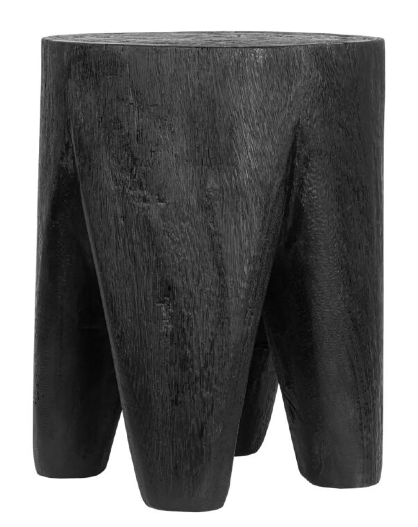Must Living Bijzettafel Tooth Suarhout Zwart Ø35cm