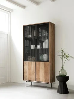 Must Living Bijzettafel Trophy Suarhout Zwart Ø34cm