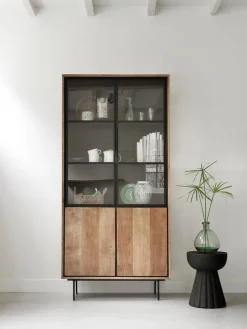 Must Living Bijzettafel Trophy Suarhout Zwart Ø34cm