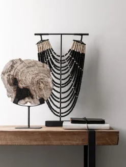 Must Living Deco Object Magic Zwart Houten Parel Ketting
