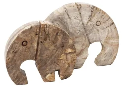 Must Living Decoratie Elephant Versteend Hout Small