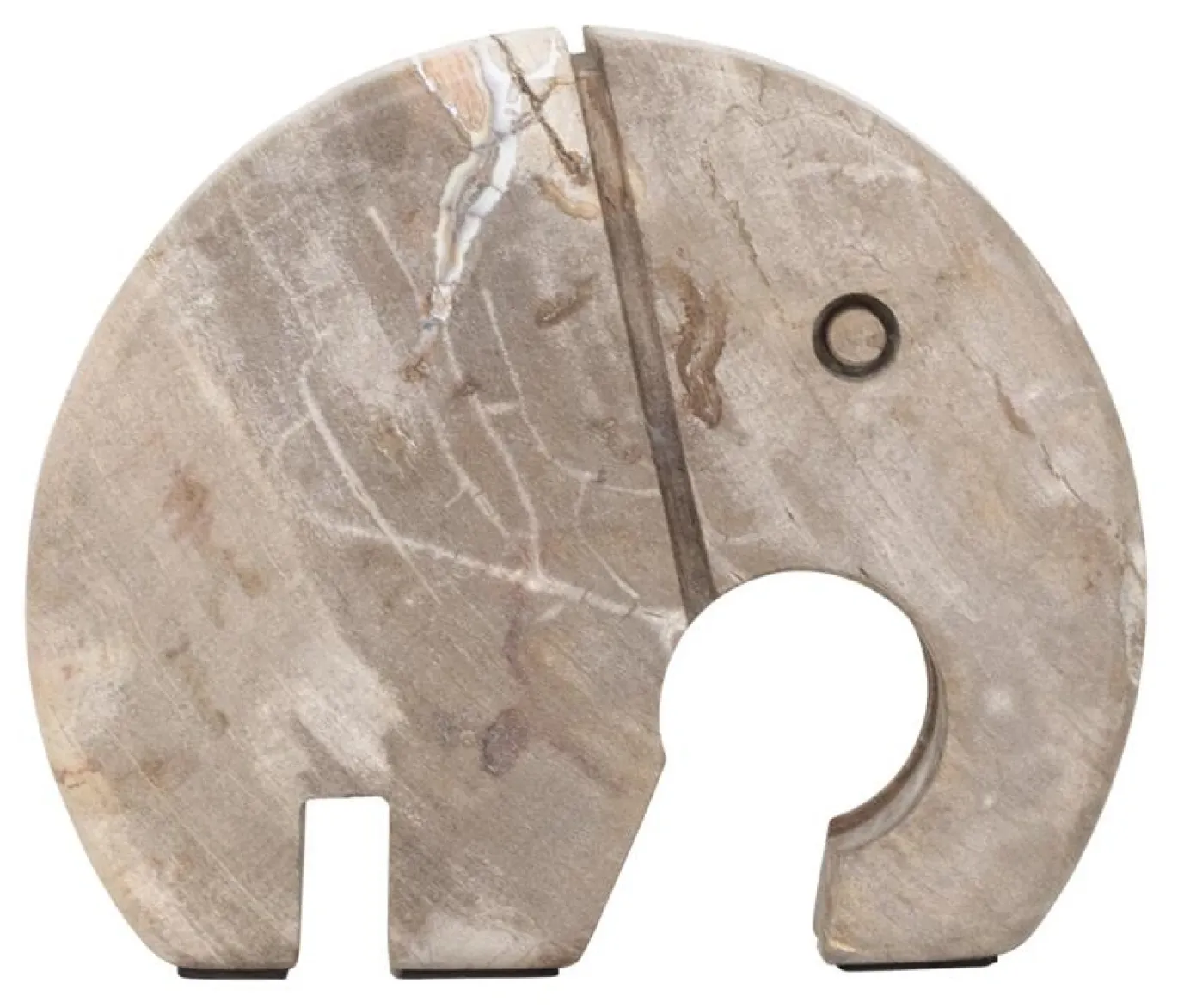 Must Living Decoratie Elephant Versteend Hout Small