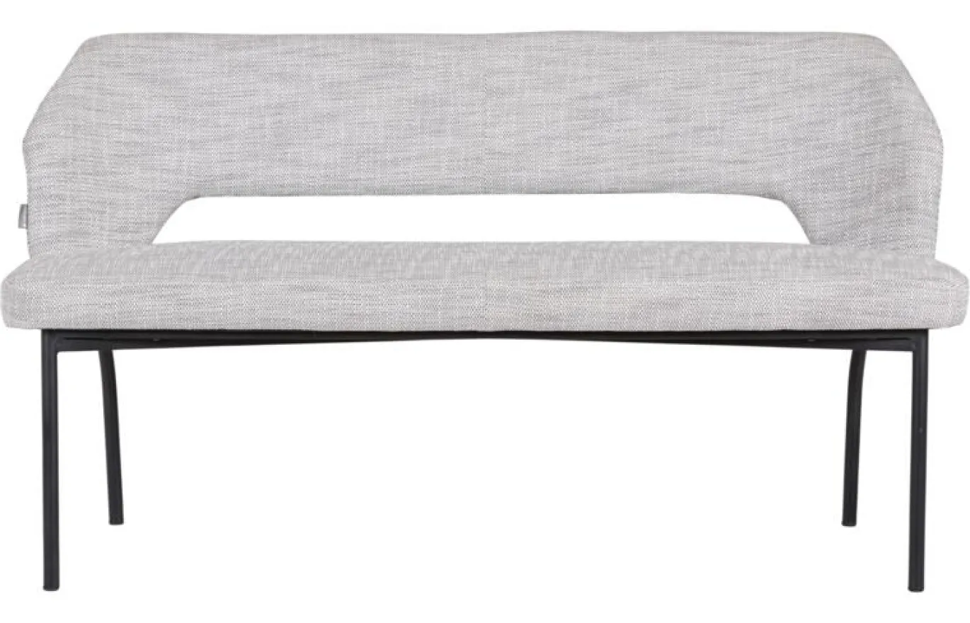 Must Living Eetkamerbank Bloom Polaris Lichtgrijs 150cm