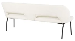 Must Living Eetkamerbank Bloom Bouclé Naturel 190cm