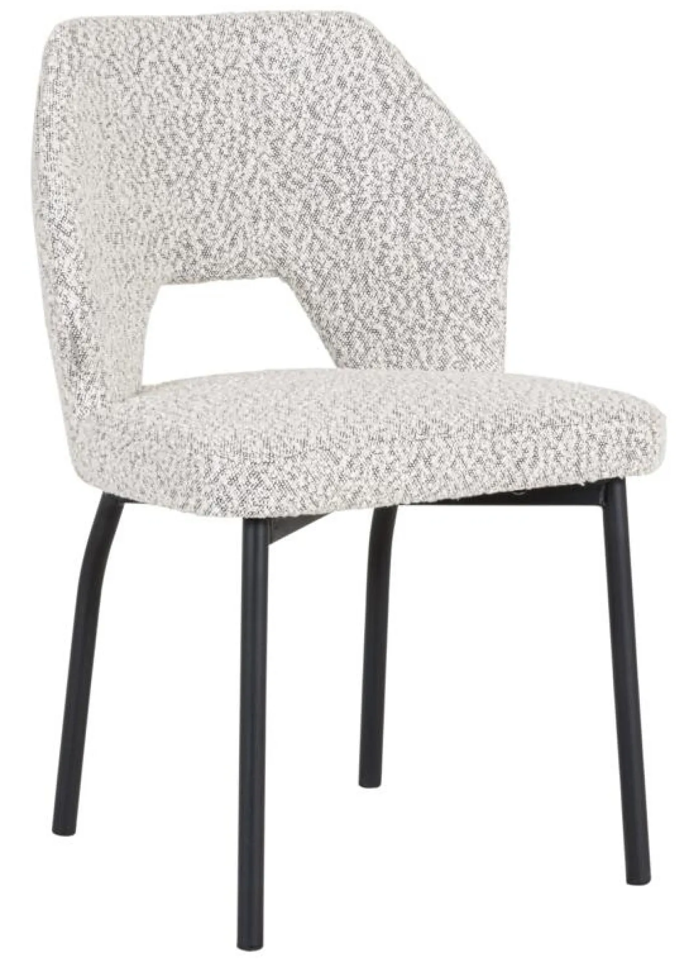 Must Living Eetkamerstoel Bloom Bouclé Lichtgrijs