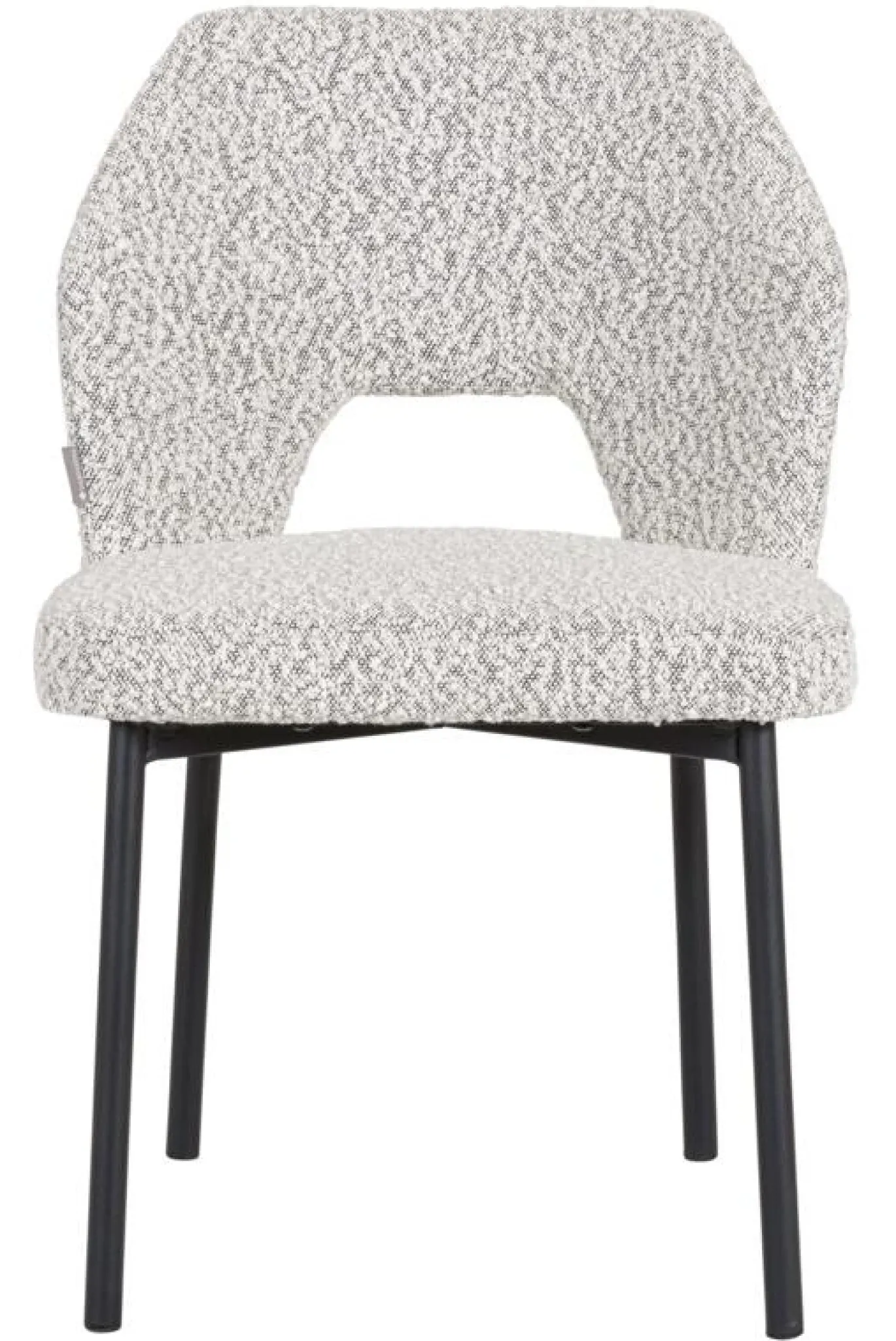 Must Living Eetkamerstoel Bloom Bouclé Lichtgrijs
