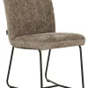 Must Living Eetkamerstoel Zola Glossy Bruin
