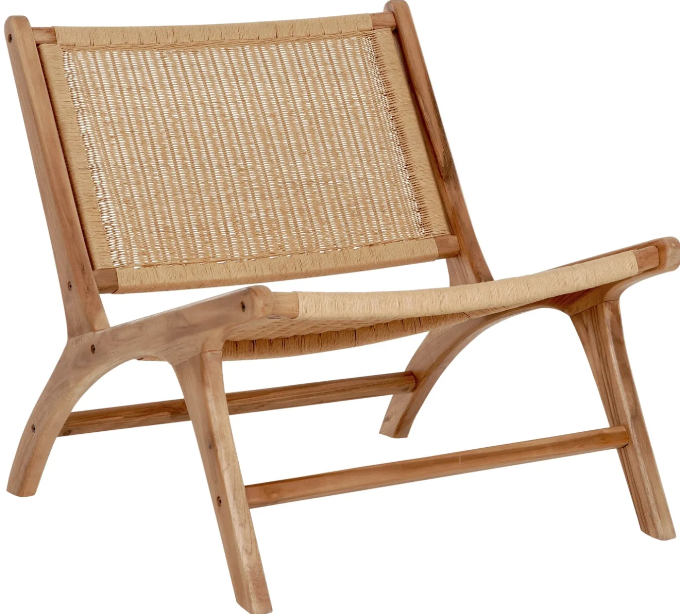 Must Living Fauteuil Lazy Loom Naturel Teakhout