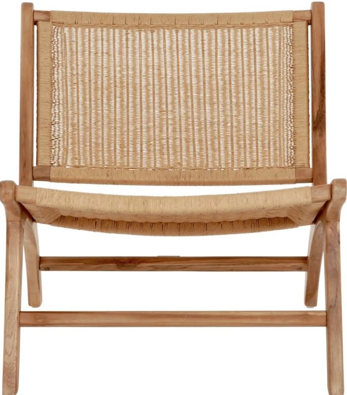 Must Living Fauteuil Lazy Loom Naturel Teakhout