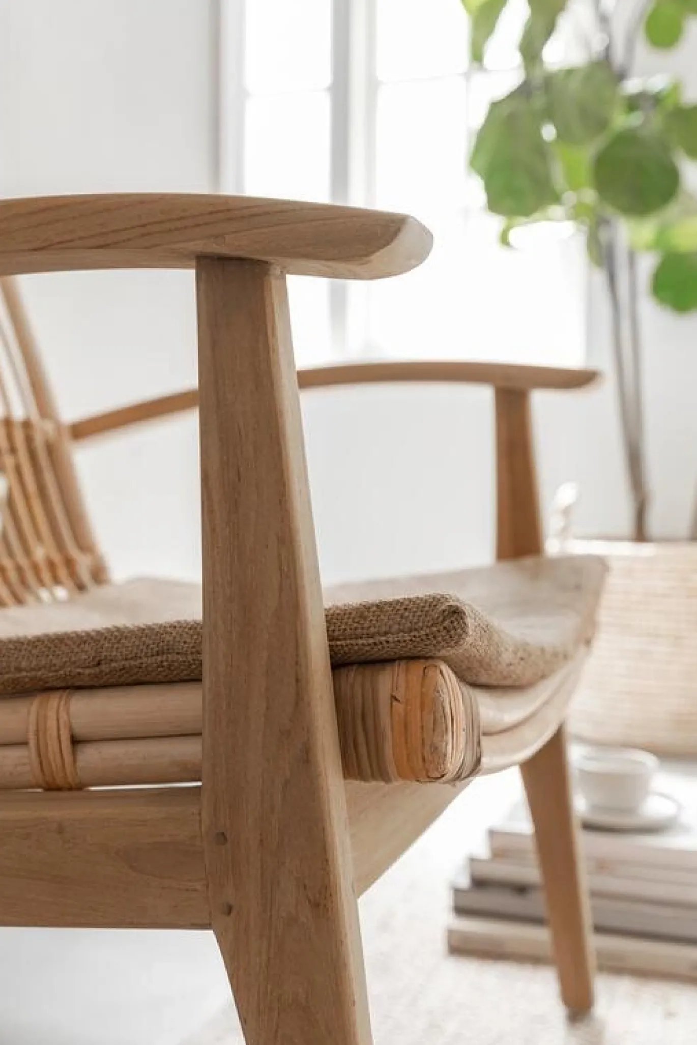 Must Living Fauteuil Marvin Teakhout Rotan