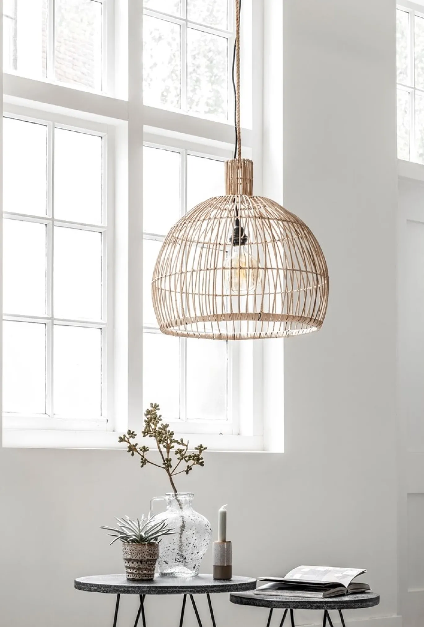 Must Living Hanglamp Las Salinas Naturel 50 cm