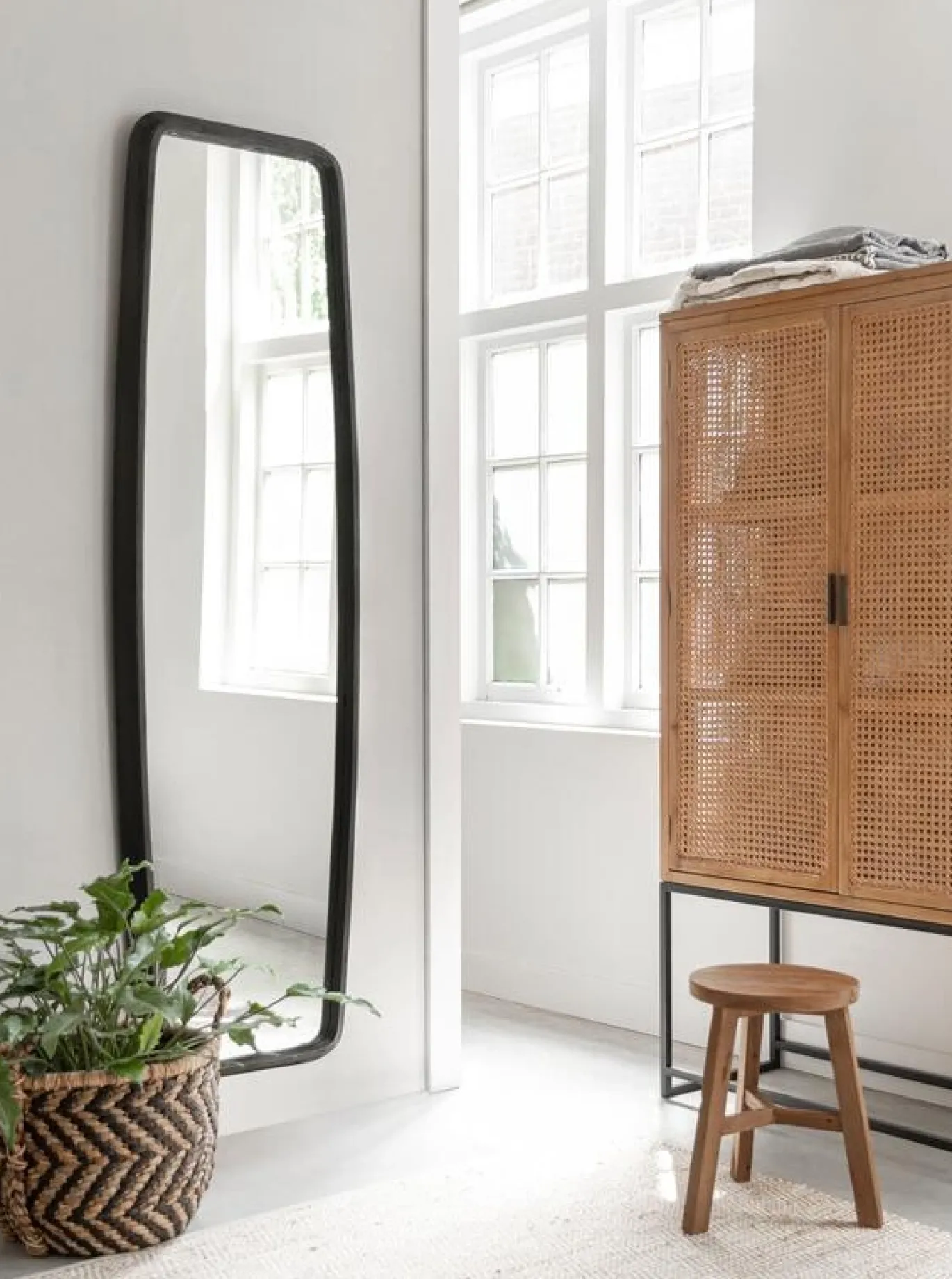 Must Living Kruk Easy Rond Naturel Recycled Teakhout Ø30cm