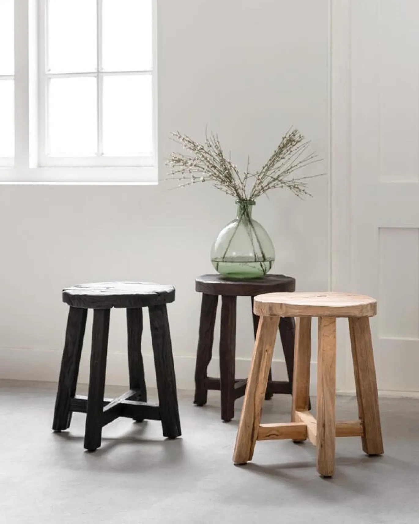 Must Living Kruk Gio Recycled Teakhout Bruin