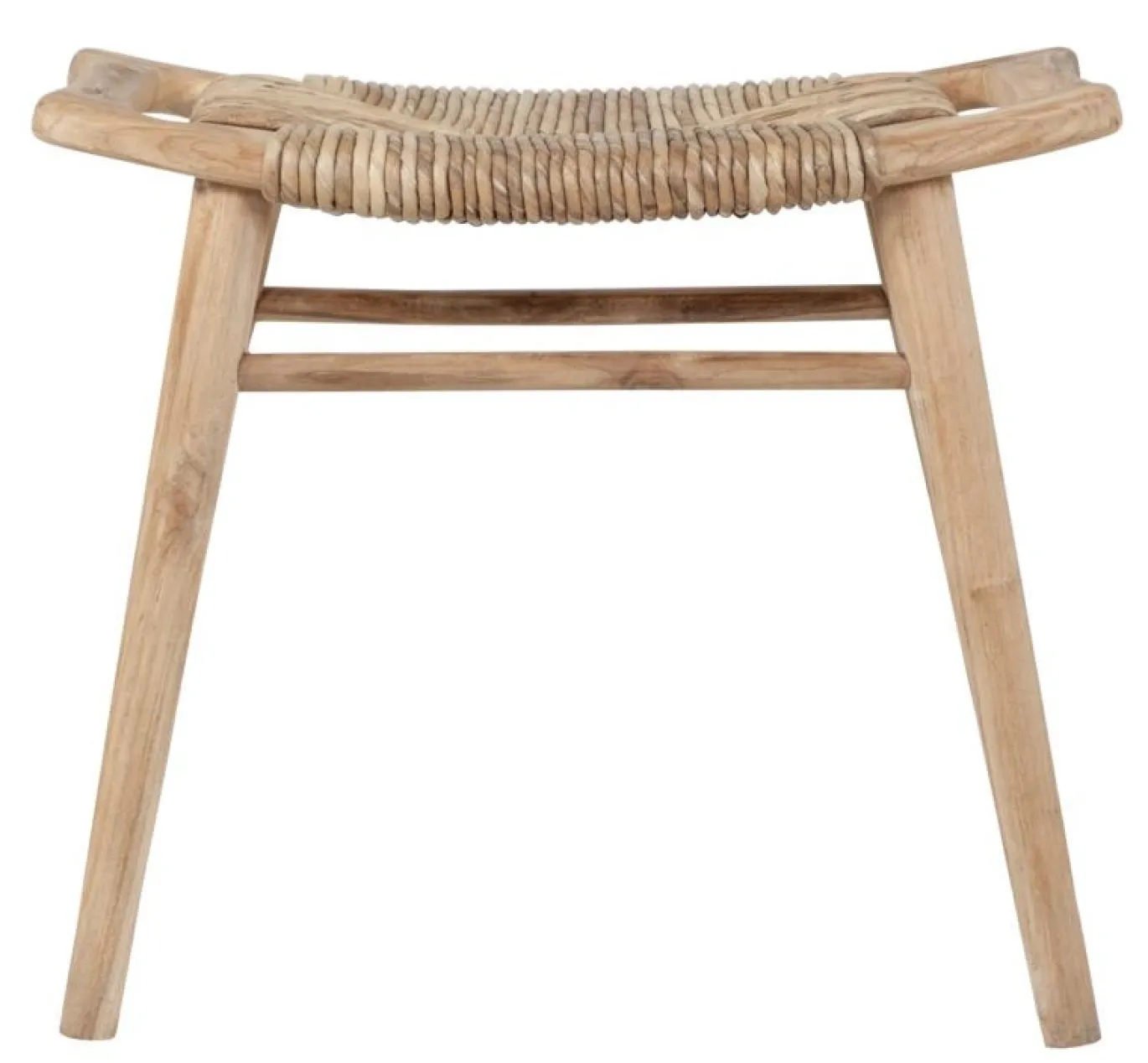 Must Living Kruk Rex Naturel Recycled Teakhout met Bananenschors