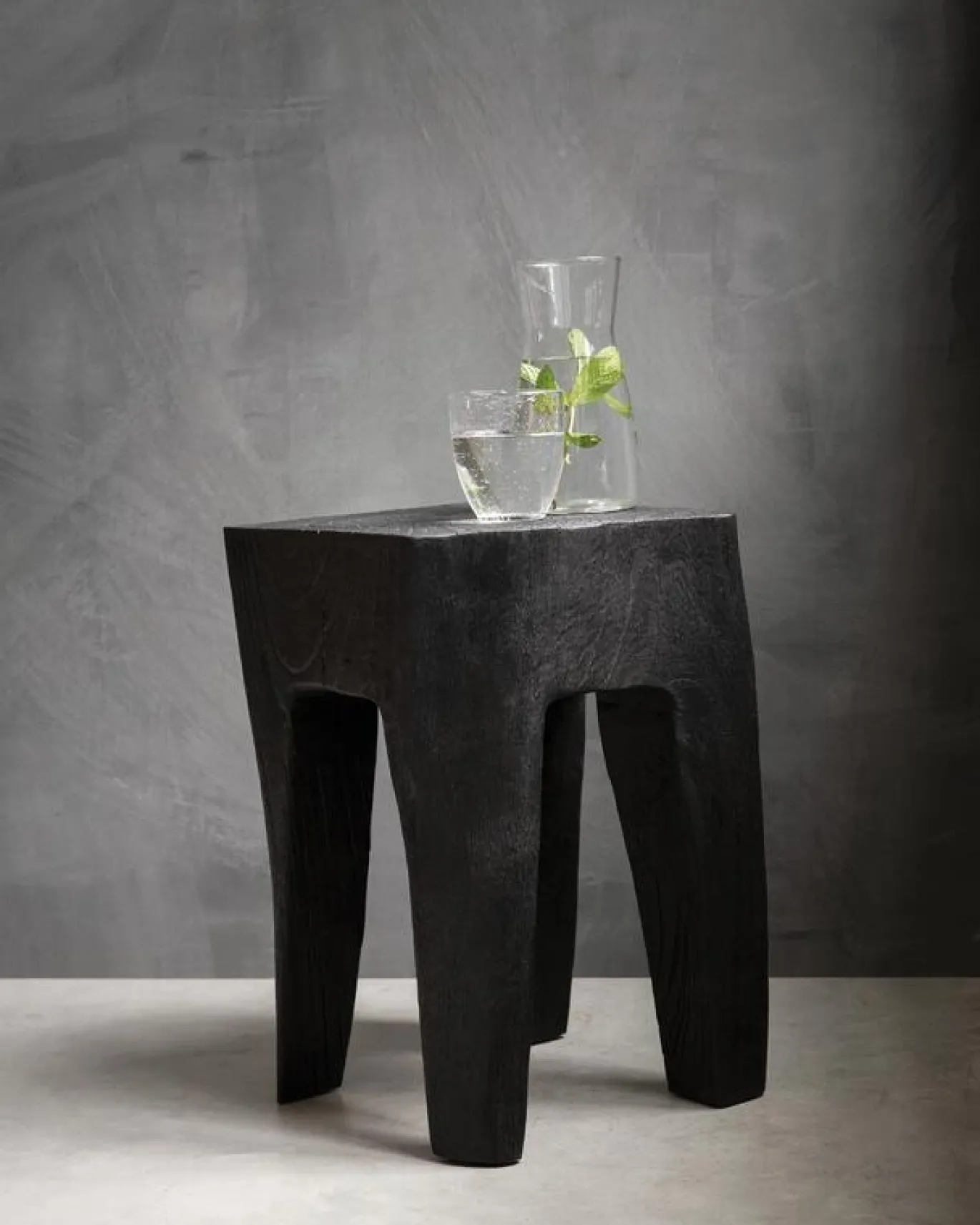 Must Living Kruk Vito Recycled Teakhout Zwart