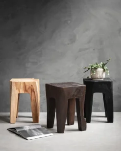 Must Living Kruk Vito Recycled Teakhout Zwart