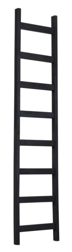 Must Living Ladder Steps Recycled Teakhout Zwart 180cm