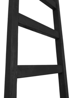 Must Living Ladder Steps Recycled Teakhout Zwart 180cm