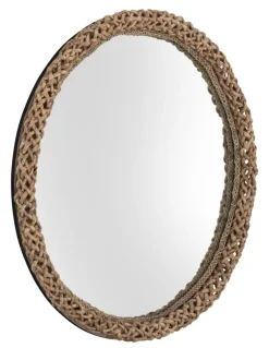 Must Living Spiegel Puerto Rico Abaca Ø80cm