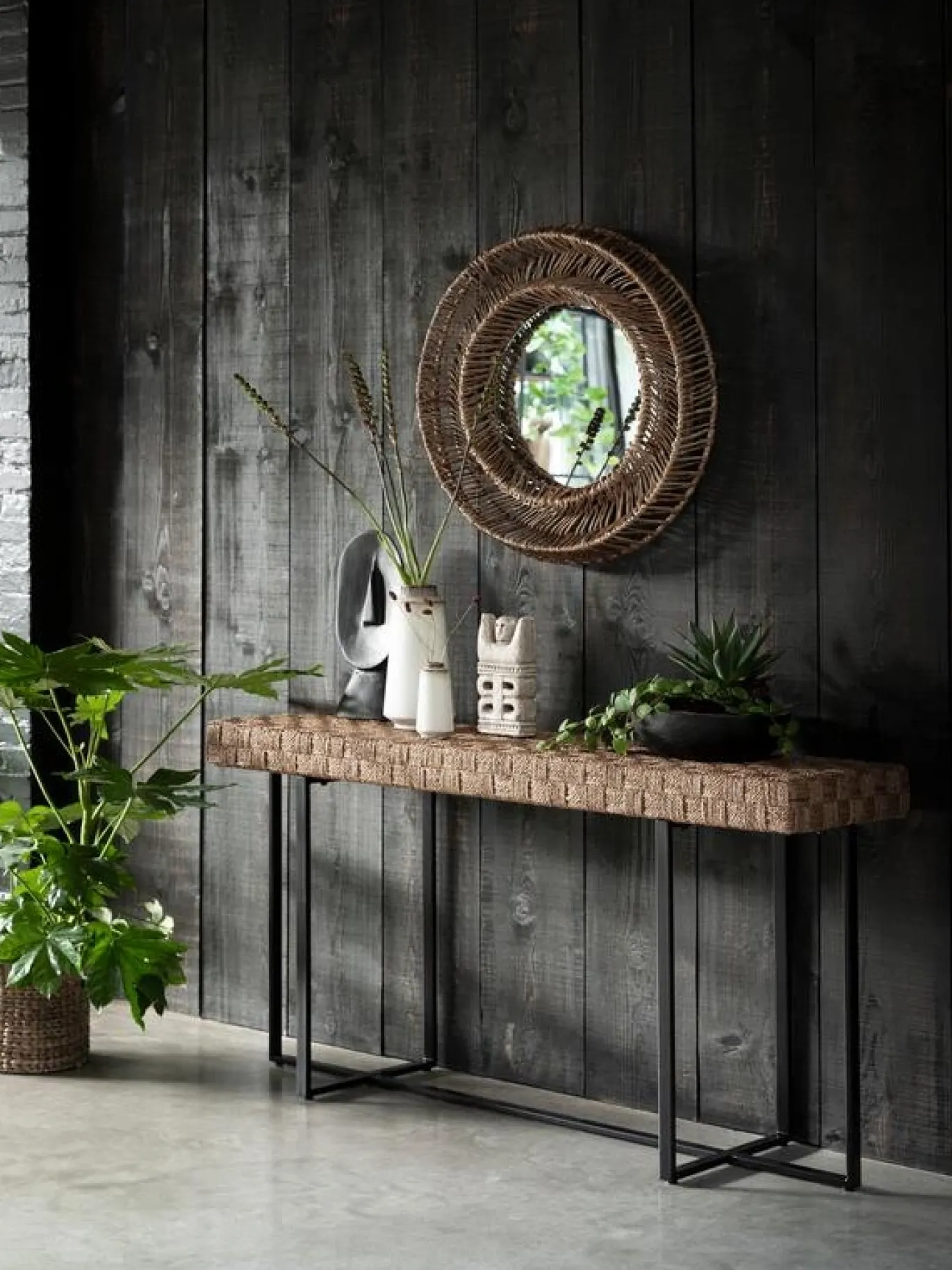 Must Living Spiegel San Miguel Abaca Small Ø70cm