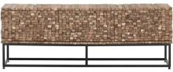 Must Living Tv-meubel Sticks Naturel Teakhout 145cm