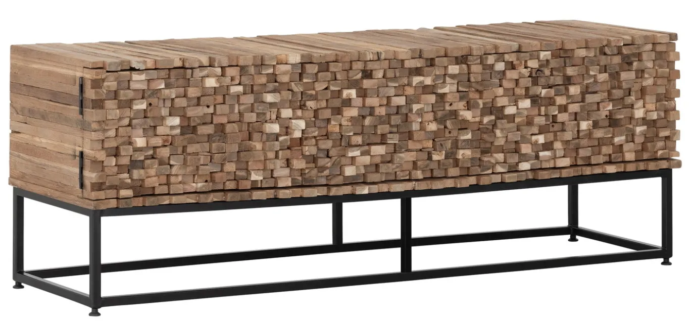 Must Living Tv-meubel Sticks Naturel Teakhout 145cm