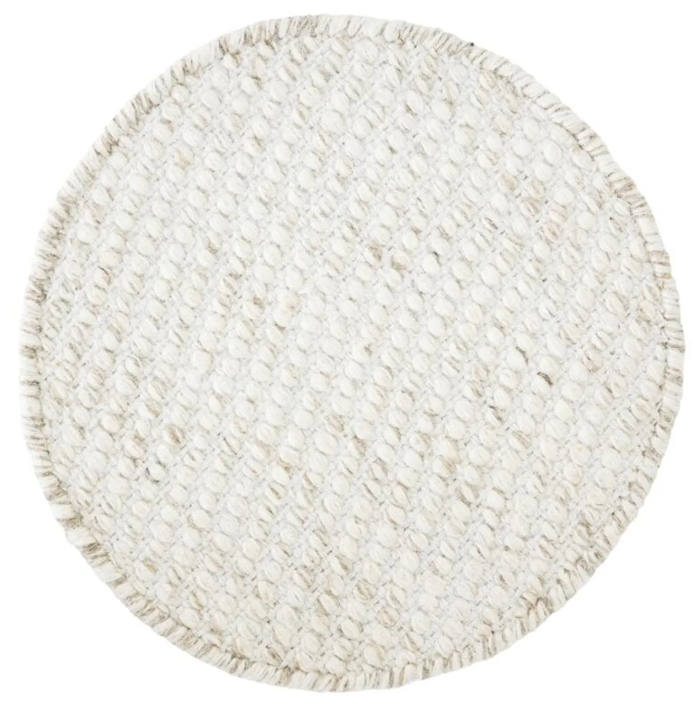 Must Living Vloerkleed Asuri Ivoor Ø150cm