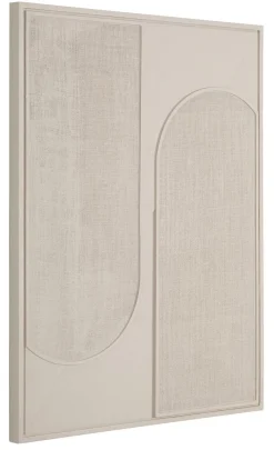 Must Living Wanddecoratie Elyn Crème Jute Small 76x102cm