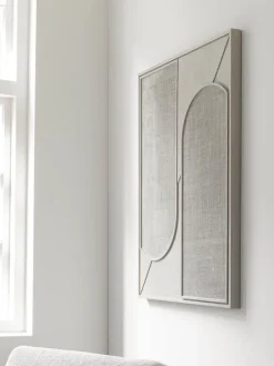Must Living Wanddecoratie Elyn Crème Jute Small 76x102cm
