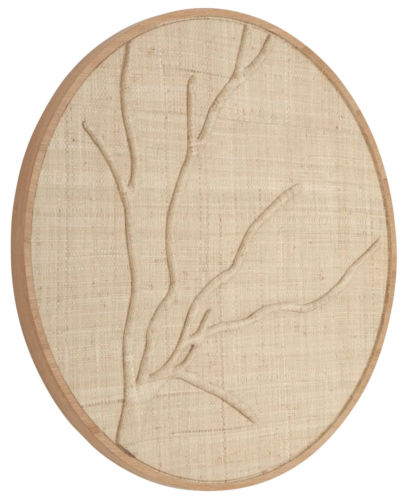 Must Living Wanddecoratie Jungle Naturel Palmblad Ø85cm