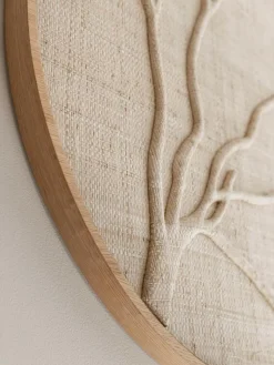 Must Living Wanddecoratie Jungle Naturel Palmblad Ø85cm