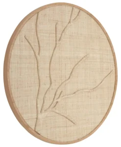 Must Living Wanddecoratie Jungle Naturel Palmblad Ø85cm