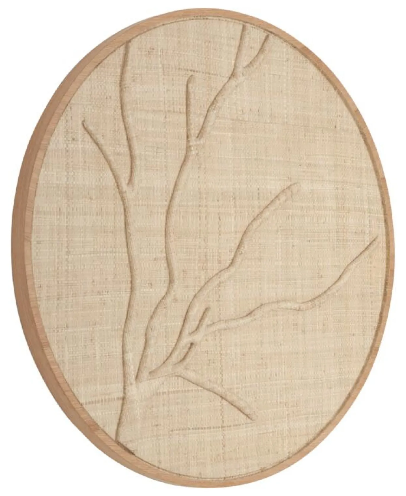 Must Living Wanddecoratie Jungle Naturel Palmblad Ø85cm