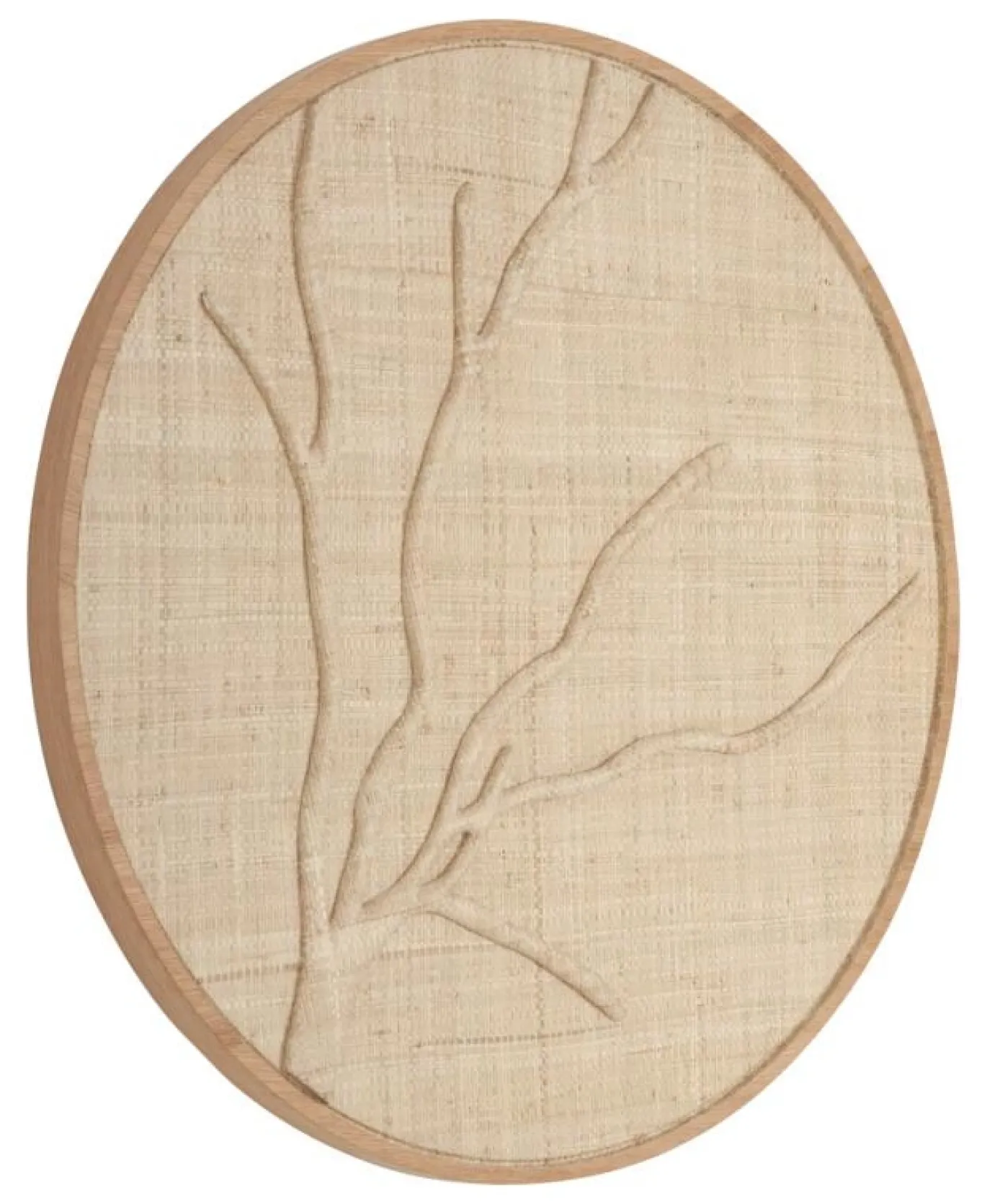 Must Living Wanddecoratie Jungle Naturel Palmblad Ø85cm
