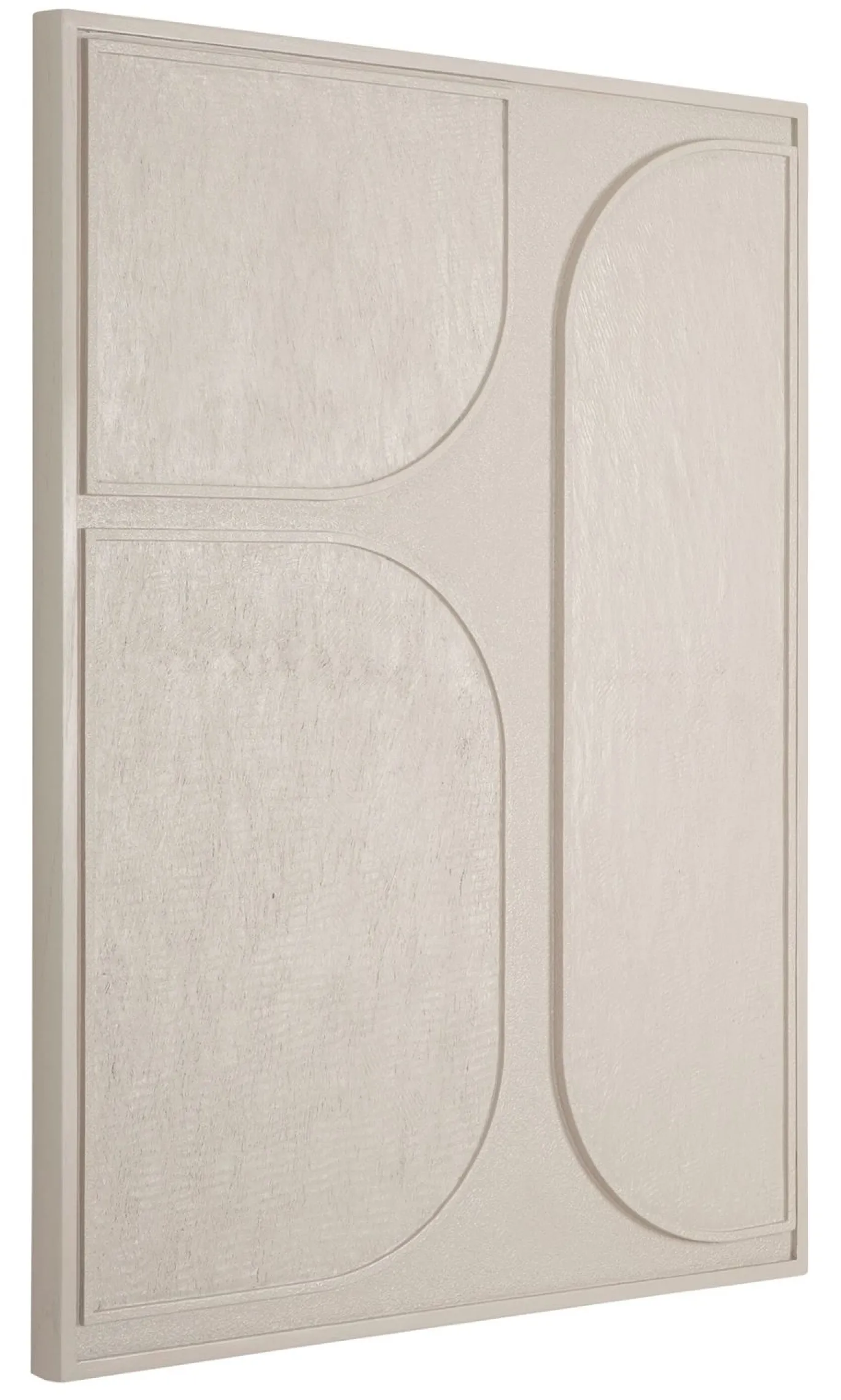 Must Living Wanddecoratie Lorcan Crème Houtschors Small 76x102cm