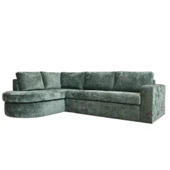 MySofa Bank Alma Groen 2,5-zits + Divan Links