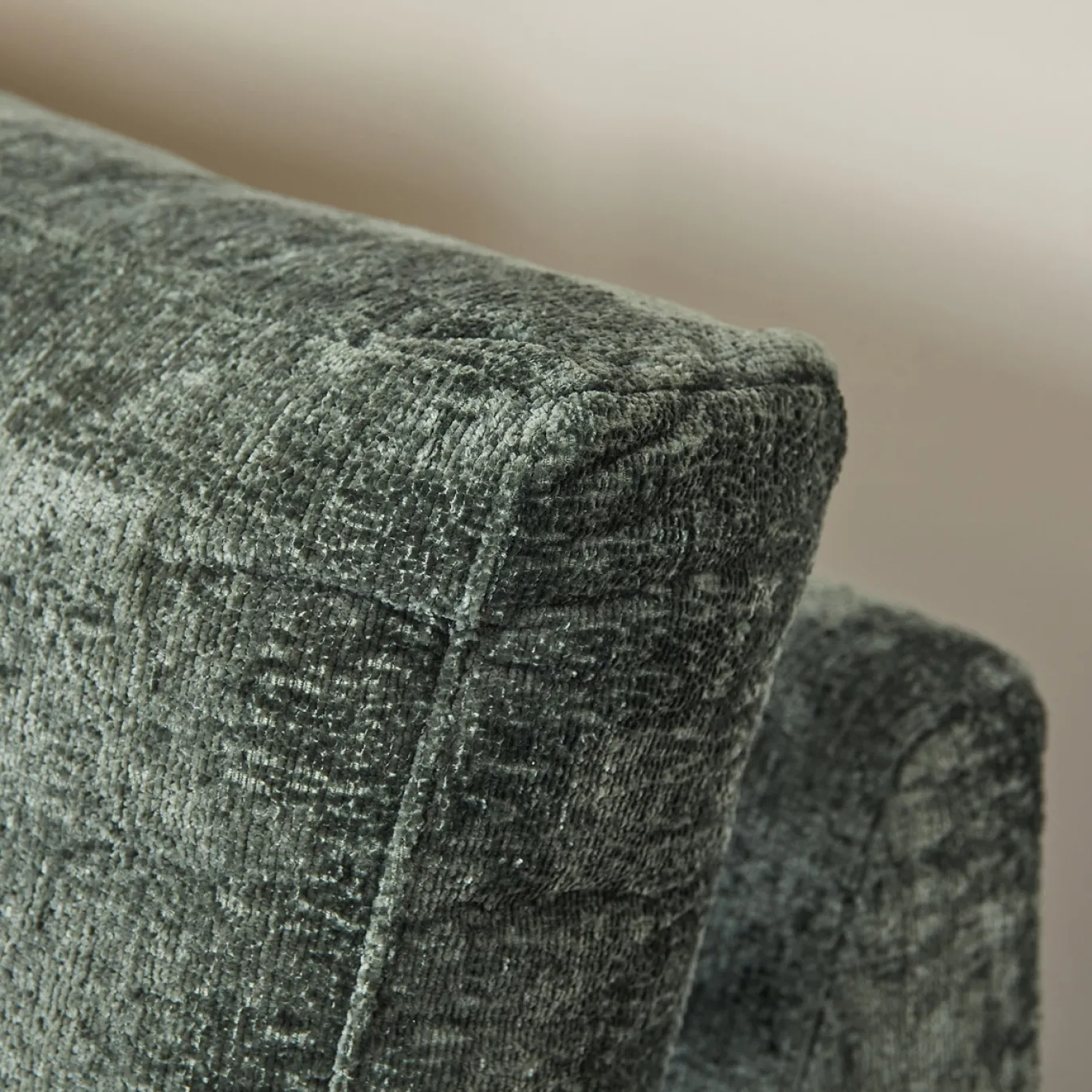 MySofa Bank Alma Groen 2,5 zits + Divan Rechts