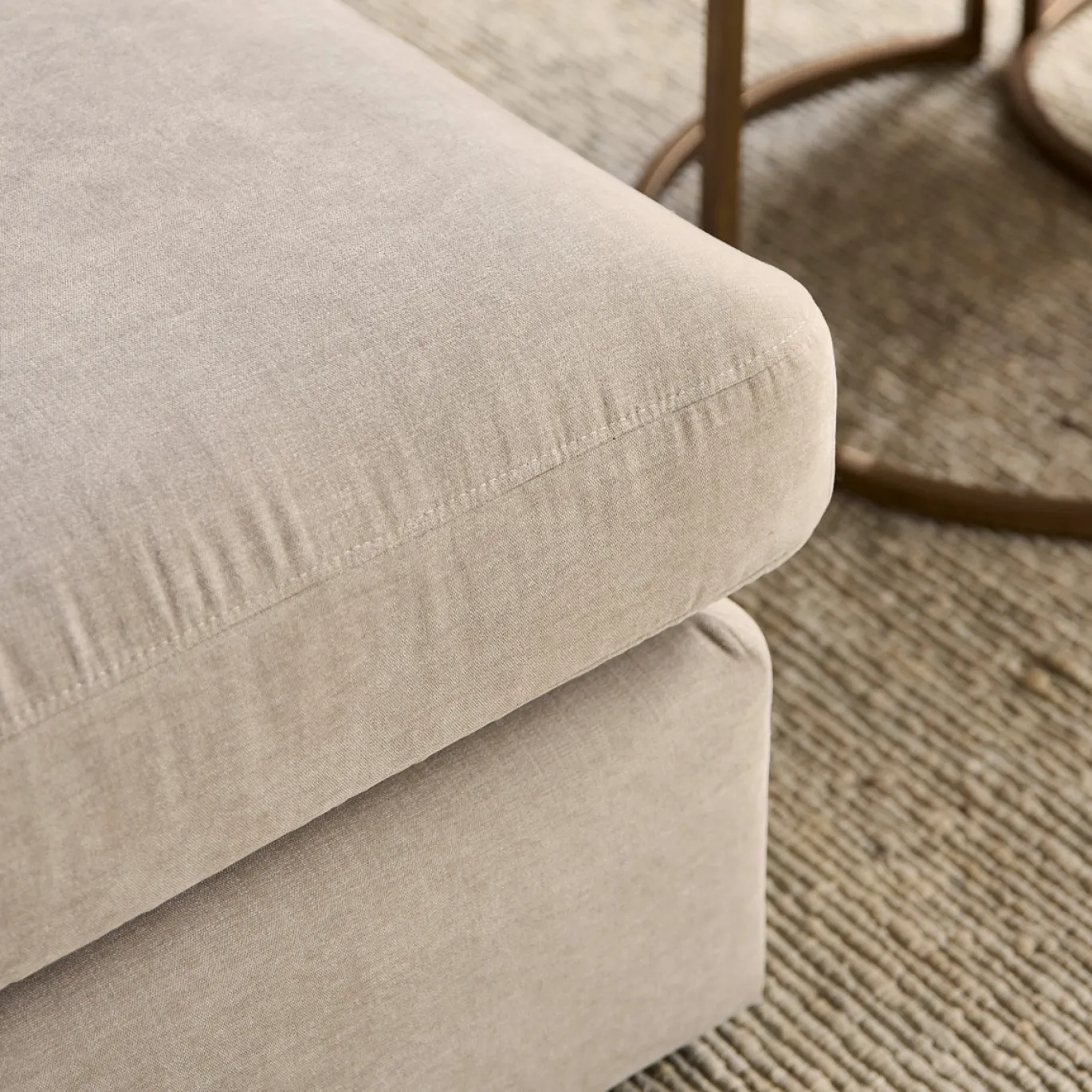 MySofa Bank Jesse Ottomane Links + 2,5 zits Beige